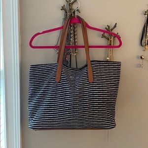Splendid Striped Tote Bag